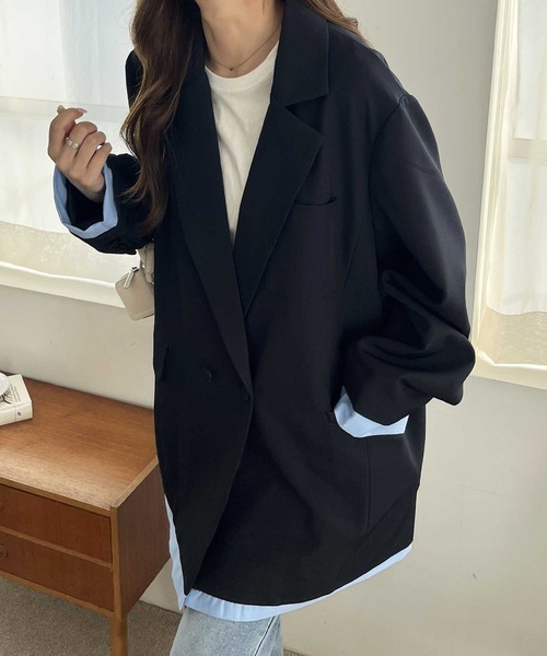 deres 12th ダブルレイヤードシャツジャケット deres⭐︎ダブルレイヤードシャツジャケット deres 12th ダブル