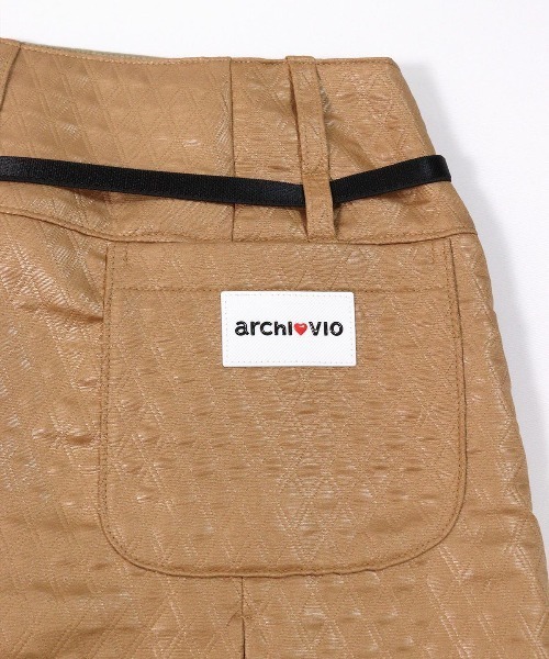 archivio(アルチビオ)の「<LADIES>ボックスプリーツキルトスカート(スカート・レディース・ホワイト/キャメル/ブラック・L/M/S)」の6枚目の写真