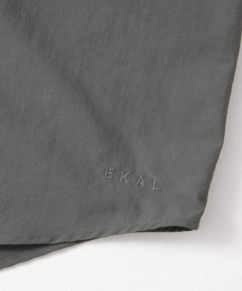 EKAL（エカル）の「『撥水/UVカット』『UR TECH』ナイロンタッサーロングスリーブシャツ（シャツ/ブラウス・メンズ・グレー/ベージュ系その他/ブラウン系その他・MEDIUM/LARGE）」の10枚目の写真