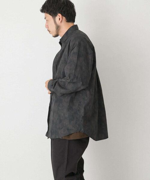 EKAL（エカル）の「『撥水/UVカット』『UR TECH』ナイロンタッサーロングスリーブシャツ（シャツ/ブラウス・メンズ・グレー/ベージュ系その他/ブラウン系その他・MEDIUM/LARGE）」の19枚目の写真