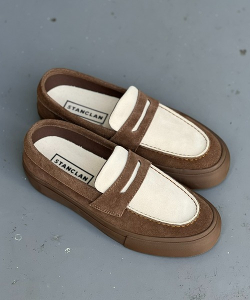 STANCLAN（スタンクラン）の「【STANCLAN】PENNY Suede Blown X Off white（スリッポン・メンズ・ブラウン系その他・28/26.5/27.5/24.5/23.5/27/24）」の14枚目の写真