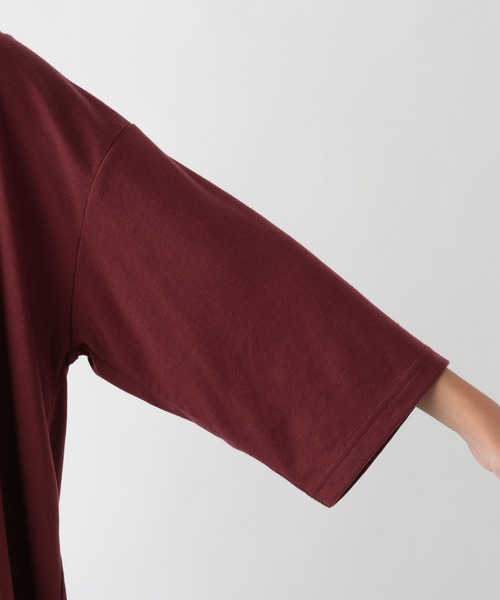 GLOBAL WORK（グローバルワーク）の「ヘビロッTEE/プリント7分袖/579695（Tシャツ/カットソー・キッズ・ライトグレー/ボルドー/オフホワイト/チャコールグレー・130cm/140cm/150cm/160cm）」の14枚目の写真