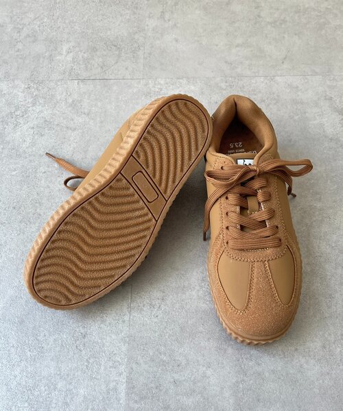U.S. POLO ASSN.(ユーエスポロアッスン)の「【U.S. POLO ASSN.】ボリュームソールスニーカー(スニーカー・レディース・キャメル/ベージュ/オフホワイト・MEDIUM/LARGE)」の19枚目の写真