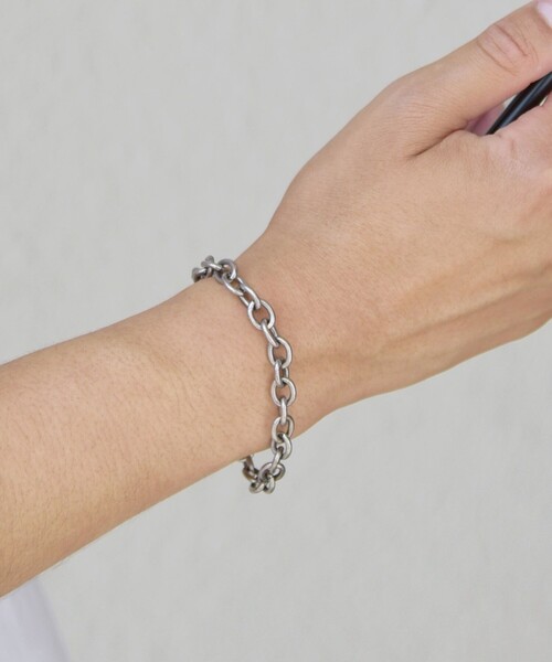 SHIPS any（シップス エニィ）の「SHIPS any: 7mm シルバー プレーティング ブレスレット◇（ブレスレット・メンズ・シルバー/その他1/その他2/その他3・ONE SIZE）」の8枚目の写真