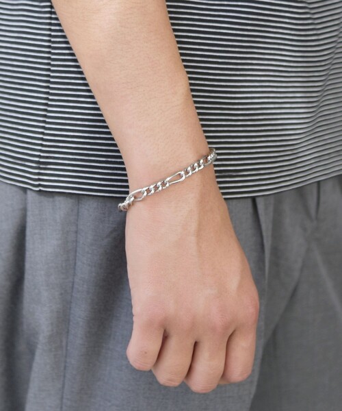 SHIPS any（シップス エニィ）の「SHIPS any: 7mm シルバー プレーティング ブレスレット◇（ブレスレット・メンズ・シルバー/その他1/その他2/その他3・ONE SIZE）」の12枚目の写真