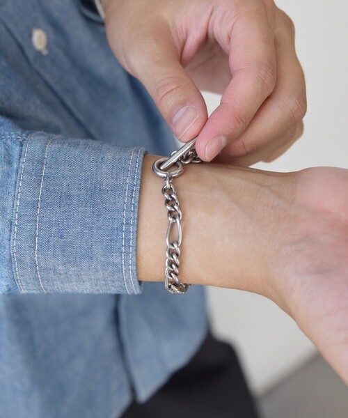 SHIPS any（シップス エニィ）の「SHIPS any: 7mm シルバー プレーティング ブレスレット◇（ブレスレット・メンズ・シルバー/その他1/その他2/その他3・ONE SIZE）」の16枚目の写真