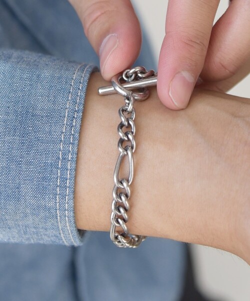 SHIPS any（シップス エニィ）の「SHIPS any: 7mm シルバー プレーティング ブレスレット◇（ブレスレット・メンズ・シルバー/その他1/その他2/その他3・ONE SIZE）」の17枚目の写真