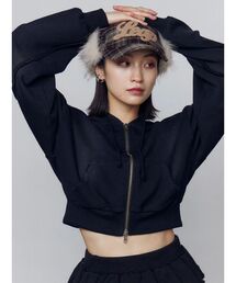 EMODA | シェービングショートジップフーディ(パーカー)