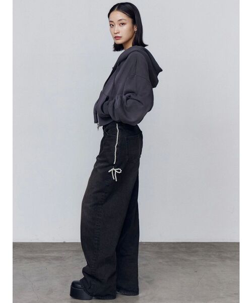 シェービングショートジップフーディ（パーカー）｜EMODA