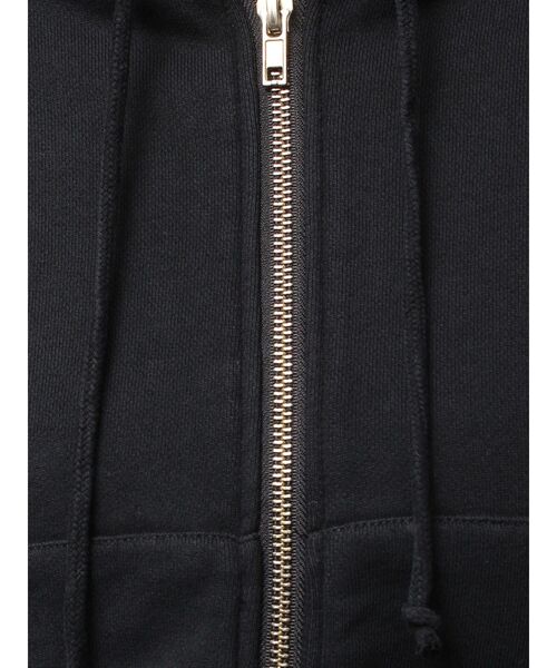 EMODA（エモダ）の「シェービングショートジップフーディ（パーカー・レディース・グレー/ブラック/ライトグレー・FREE）」の9枚目の写真