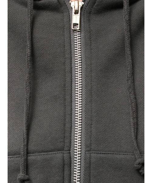EMODA（エモダ）の「シェービングショートジップフーディ（パーカー・レディース・グレー/ブラック/ライトグレー・FREE）」の10枚目の写真