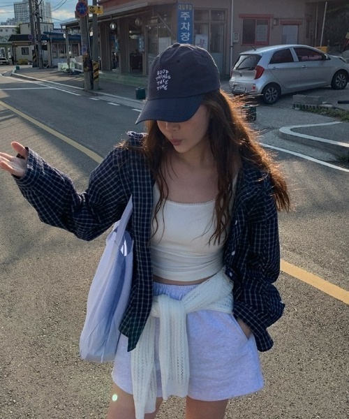 LAC-VERT(ラック・ヴェール)の「フード付きチェックシャツ(シャツ/ブラウス・レディース・ネイビー/ブルー・FREE)」の18枚目の写真