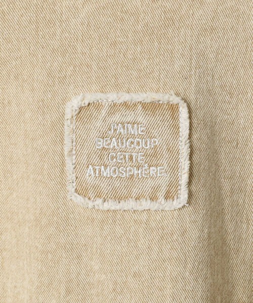 未使用 レプシィム フリンジパッチ BIGデニムシャツ ベージュ フリンジパッチ／BIGデニムシャツ | [公式]レプシィム （LEPSIM