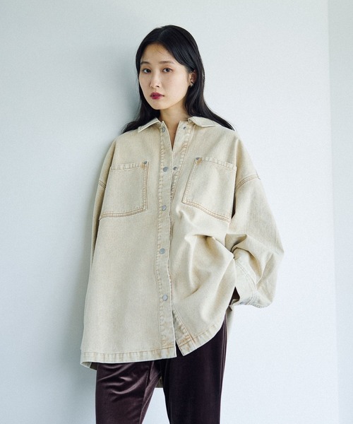 レプシィムBIGデニムシャツ 楽天市場】BIGデニムシャツ LEPSIM レプシィム トップス シャツ