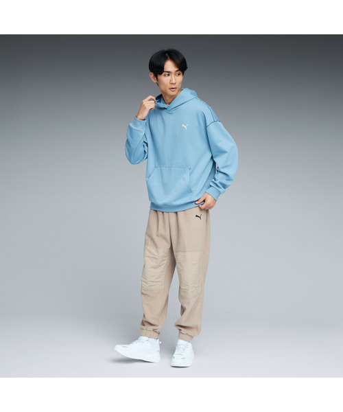 PUMA（プーマ）の「PUMA プーマ メンズ ESS MX リラックスド フーディ（パーカー・メンズ・オフホワイト/ブルー/ブラック・X-LARGE/XX-LARGE/SMALL/LARGE/MEDIUM）」の14枚目の写真