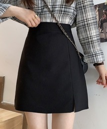cammie（キャミー）の「スリット台形ミニスカート（スカート）」
