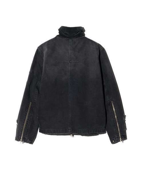 glamb（グラム）の「Snow Wash M-65 / スノーウォッシュM-65（ミリタリージャケット・メンズ・ブラック・S/M/L）」の4枚目の写真