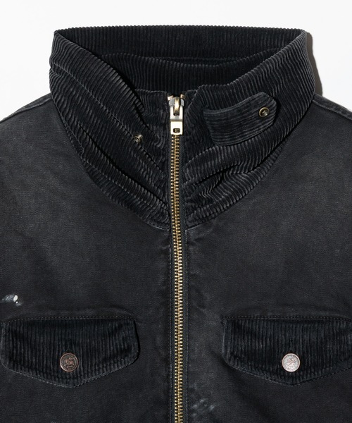 glamb（グラム）の「Snow Wash M-65 / スノーウォッシュM-65（ミリタリージャケット・メンズ・ブラック・S/M/L）」の19枚目の写真