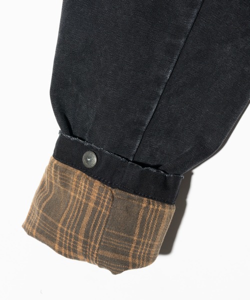 glamb（グラム）の「Snow Wash M-65 / スノーウォッシュM-65（ミリタリージャケット・メンズ・ブラック・S/M/L）」の21枚目の写真