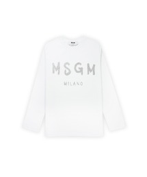MSGM(�G���G�X�W�[�G��)�́yNEW�zMSGM �u���b�V�����S �����O�X���[�uT�V���c�yJapan Exclusive/GLITTER PRINT�z(T�V���c/�J�b�g�\�[)