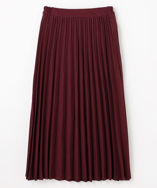 ANY(エニィ)の「【新色追加/ウエストゴム】ウーリッシュプリーツスカート(スカート・レディース・ブラック系/ダークグリーン系3/ダークブラウン系3/黄土色系/ワイン系/グレー系/ネイビー系3/アイボリー系3/ライラック系・LARGE/MEDIUM/SMALL)」の18枚目の写真