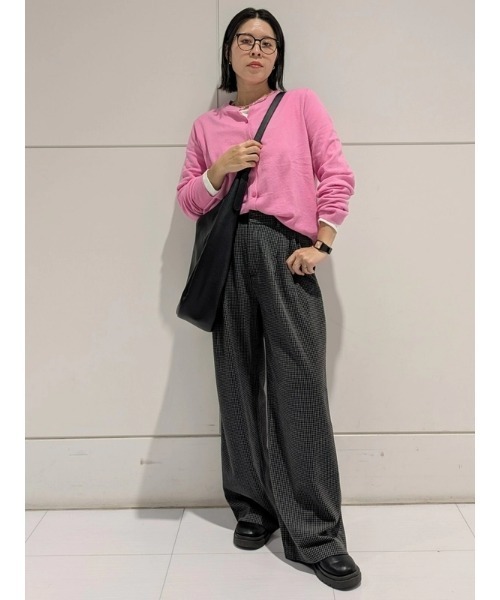 GAP（ギャップ）の「365 ハイライズ 起毛ツイル プリーツ トラウザーパンツ（その他パンツ・レディース・グレー/ブラウン・00/0/2/4/6/8/10/000）」の19枚目の写真