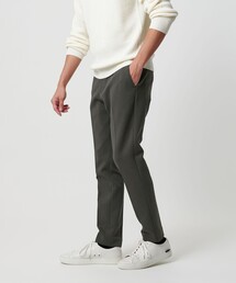 H beauty&youth ワイドスラックス グレー セール】ハイウエスト タック ワイドパンツ（スラックス
