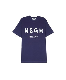 梅*大様 MSGM ロゴプリント 長袖カットソー 黒 brandparks_msgm-0022-bk