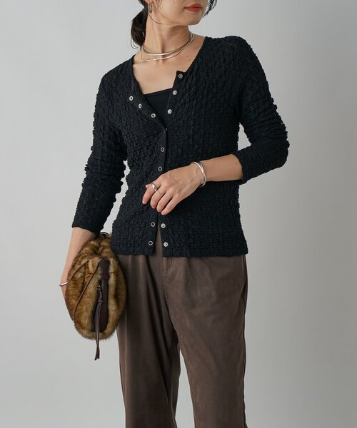 RIVE DROITE(リヴドロワ)の「【こなれ感抜群】レース2WAYカットソー(Tシャツ/カットソー・レディース・ブラック/オフホワイト・FREE)」の6枚目の写真