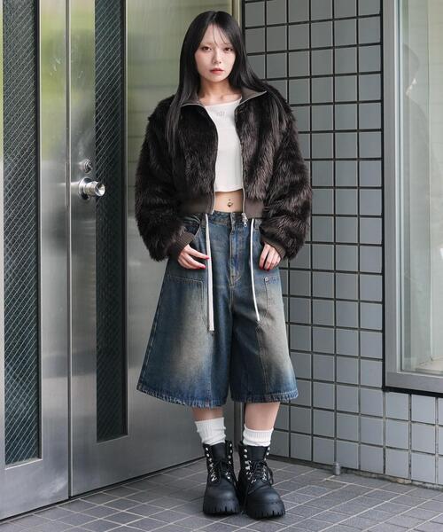 WEGO（ウィゴー）の「WEGO/【25年秋冬新作】フェイクファー