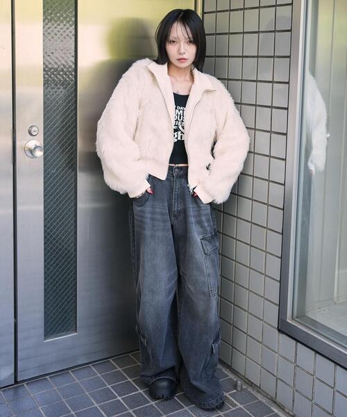 WEGO（ウィゴー）の「WEGO/【25年秋冬新作】フェイクファー