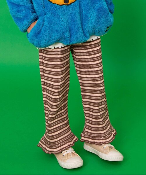 BREEZE（ブリーズ）の「【ジュニア対応】ソウガラワッフルパンツ（その他パンツ・キッズ・アイボリー/ベビーピンク/ピンク/ブラウン/ブラック・140/130/120/110/100/90/80）」の3枚目の写真