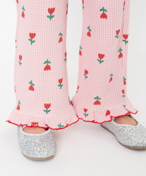 BREEZE（ブリーズ）の「【ジュニア対応】ソウガラワッフルパンツ（その他パンツ・キッズ・アイボリー/ベビーピンク/ピンク/ブラウン/ブラック・140/130/120/110/100/90/80）」の8枚目の写真