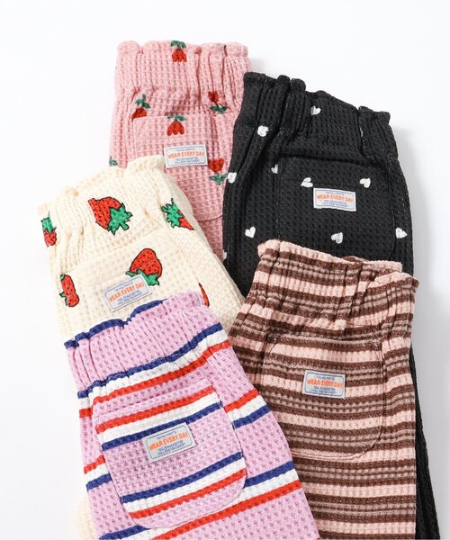 BREEZE（ブリーズ）の「【ジュニア対応】ソウガラワッフルパンツ（その他パンツ・キッズ・アイボリー/ベビーピンク/ピンク/ブラウン/ブラック・140/130/120/110/100/90/80）」の16枚目の写真