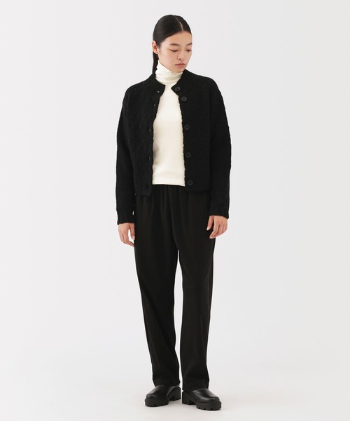 MUJI Labo（ムジラボ）の「〔MUJI Labo〕婦人　コットンカシミヤタートルネックＴシャツ（Tシャツ/カットソー・レディース・グレー系/オフホワイト/ブラック・XL/L/M/S）」の9枚目の写真