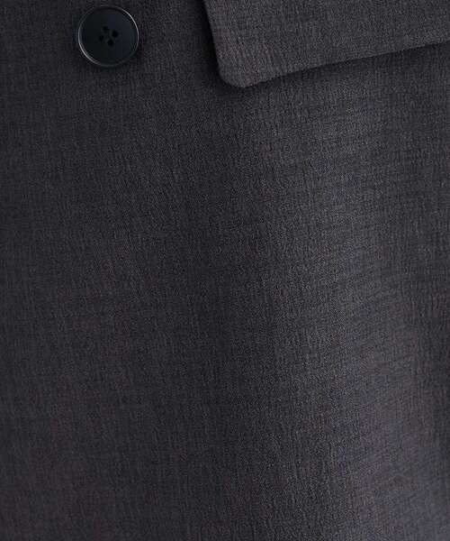 INDIVI（インディヴィ）の「【洗える／セットアップ可能】凹凸ストレッチ素材ダブルジャケット（テーラードジャケット・レディース・ライトグレー系5/ブラック系その他6/ライトグレー/スミクロ/ブラック系その他7・40/36/38/05/15 /13/19/03）」の20枚目の写真