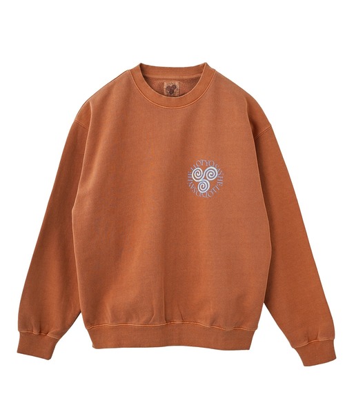 styles(スタイルス)の「SAYHELLO Slap Logo Crew 25SS-U02(スウェット・メンズ・ブラック/ブラウン・L/M)」の2枚目の写真