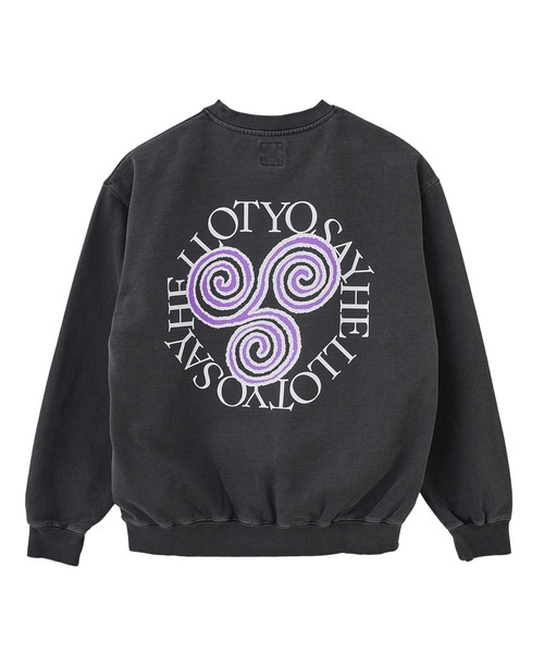 styles(スタイルス)の「SAYHELLO Slap Logo Crew 25SS-U02(スウェット・メンズ・ブラック/ブラウン・L/M)」の4枚目の写真
