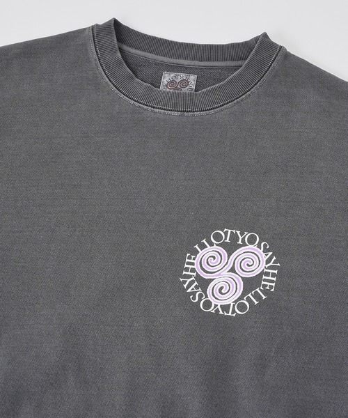 styles(スタイルス)の「SAYHELLO Slap Logo Crew 25SS-U02(スウェット・メンズ・ブラック/ブラウン・L/M)」の3枚目の写真