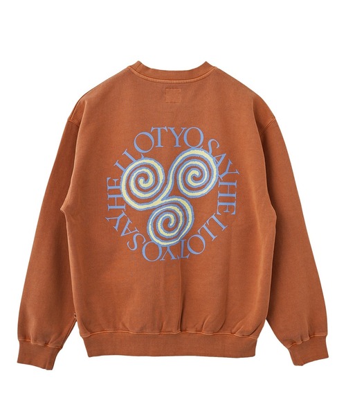 styles(スタイルス)の「SAYHELLO Slap Logo Crew 25SS-U02(スウェット・メンズ・ブラック/ブラウン・L/M)」の5枚目の写真