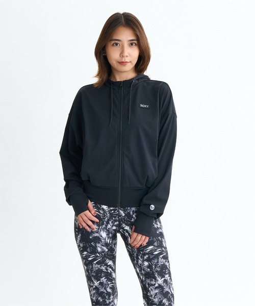 ROXY(ロキシー)の「ロキシー ROXY YOUR ALLY HOODIE(その他トップス・レディース・ブラック/グレー・L/M)」の2枚目の写真