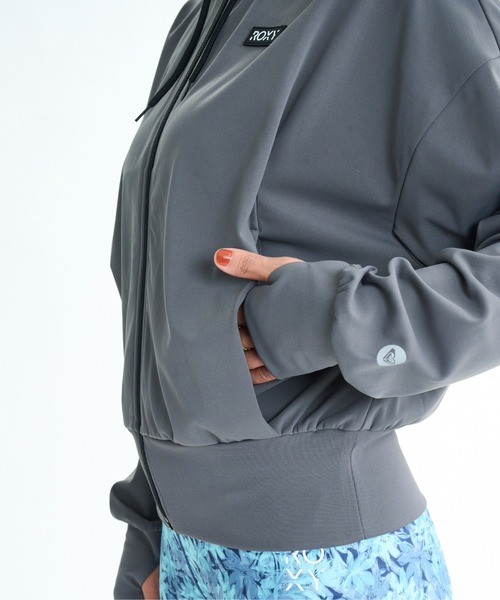 ROXY(ロキシー)の「ロキシー ROXY YOUR ALLY HOODIE(その他トップス・レディース・ブラック/グレー・L/M)」の7枚目の写真