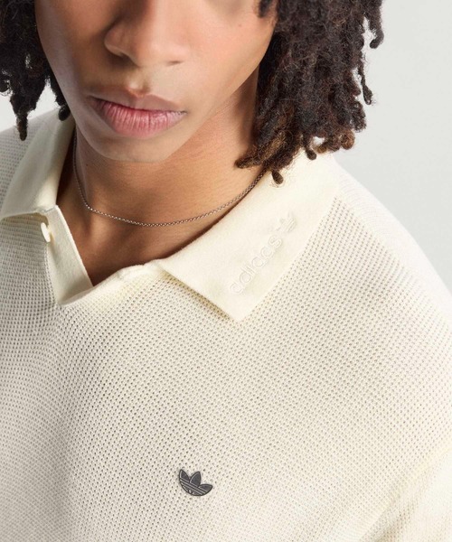 adidas（アディダス）の「プレミアムポロ / アディダスオリジナルス adidas Originals（ポロシャツ・メンズ・ブラック/ホワイト・XX-SMALL/XX-LARGE/LARGE/MEDIUM/SMALL/X-LARGE/X-SMALL/3XL）」の18枚目の写真