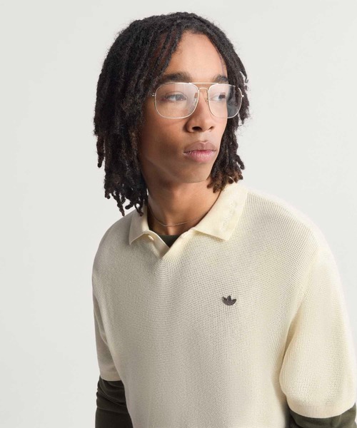 adidas（アディダス）の「プレミアムポロ / アディダスオリジナルス adidas Originals（ポロシャツ・メンズ・ブラック/ホワイト・XX-SMALL/XX-LARGE/LARGE/MEDIUM/SMALL/X-LARGE/X-SMALL/3XL）」の16枚目の写真