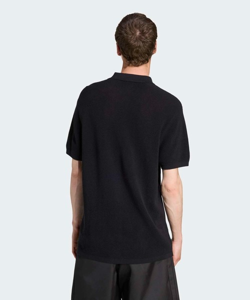 adidas（アディダス）の「プレミアムポロ / アディダスオリジナルス adidas Originals（ポロシャツ・メンズ・ブラック/ホワイト・XX-SMALL/XX-LARGE/LARGE/MEDIUM/SMALL/X-LARGE/X-SMALL/3XL）」の10枚目の写真