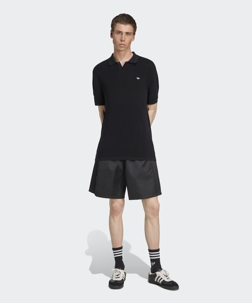 adidas（アディダス）の「プレミアムポロ / アディダスオリジナルス adidas Originals（ポロシャツ・メンズ・ブラック/ホワイト・XX-SMALL/XX-LARGE/LARGE/MEDIUM/SMALL/X-LARGE/X-SMALL/3XL）」の13枚目の写真