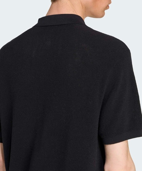 adidas（アディダス）の「プレミアムポロ / アディダスオリジナルス adidas Originals（ポロシャツ・メンズ・ブラック/ホワイト・XX-SMALL/XX-LARGE/LARGE/MEDIUM/SMALL/X-LARGE/X-SMALL/3XL）」の12枚目の写真