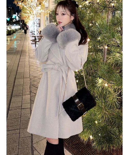 はんぺん様ご購入品☆RESEXXY リゼクシー レディーファーコート グレー M セール】レディファーコート（その他アウター）｜RESEXXY（リゼクシー