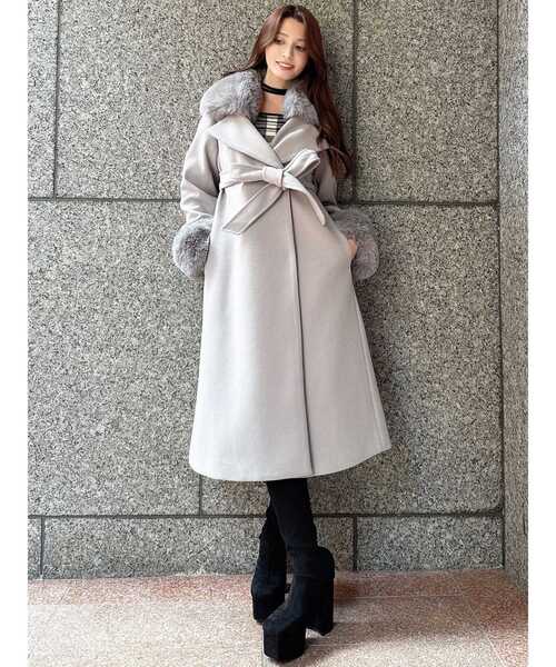 はんぺん様ご購入品☆RESEXXY リゼクシー レディーファーコート グレー M セール】レディファーコート（その他アウター）｜RESEXXY（リゼクシー