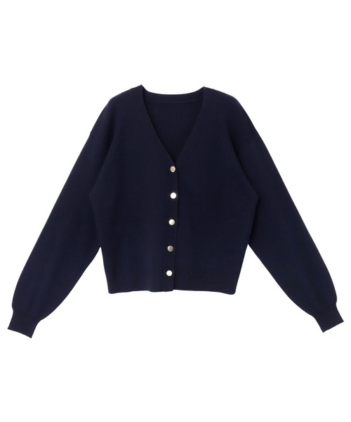 セール】金ボタンVネックニットカーディガン（カーディガン/ボレロ